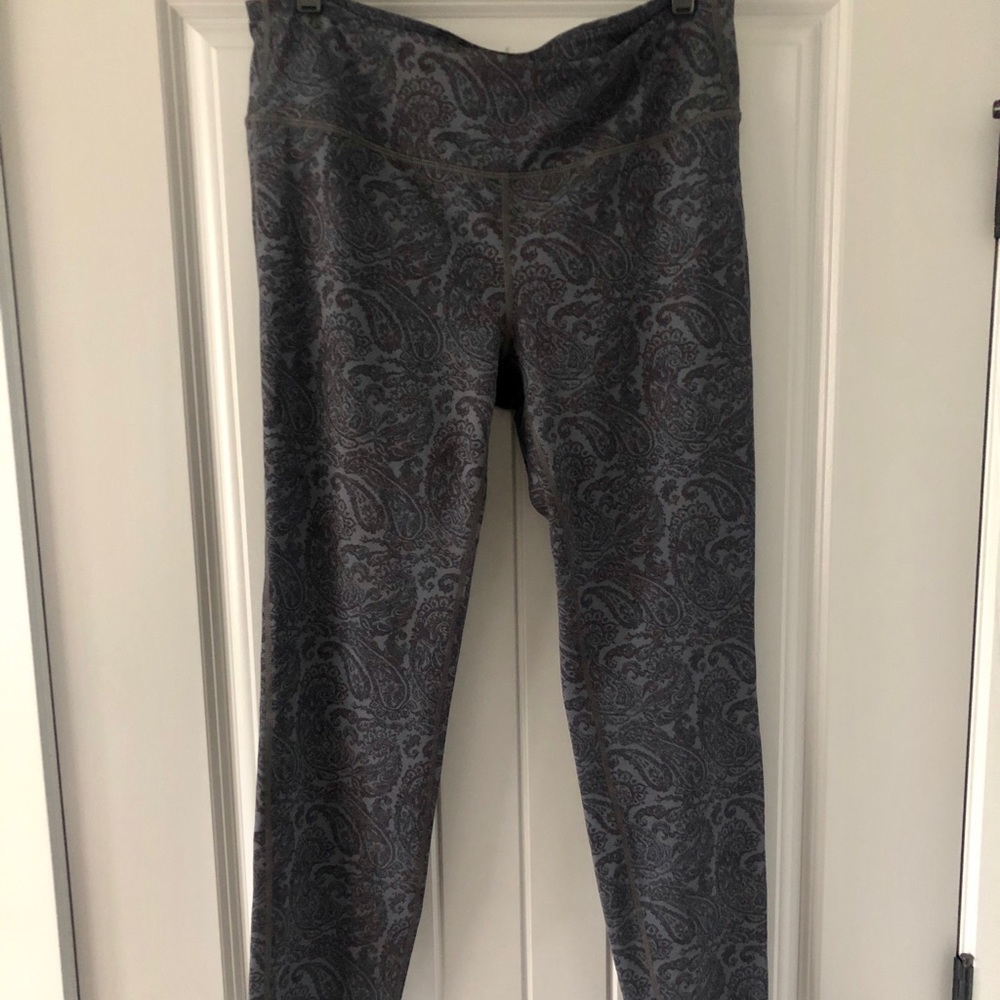 Athleta Leggings - Black/Gray - XL